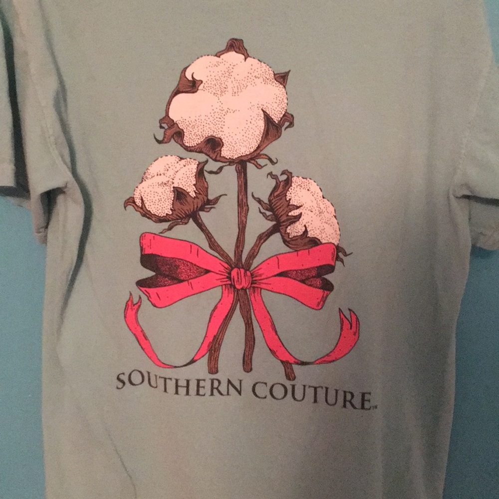 Turquoise Southern Couture t shirt